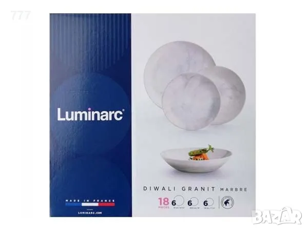 сервизи Luminarc 18 чинии сервиз, снимка 2 - Сервизи - 48936208