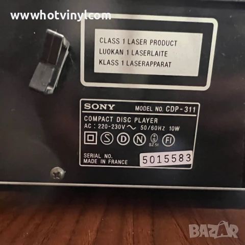 Компакт диск плейър Sony CDP-331, снимка 4 - CD дискове - 50831058