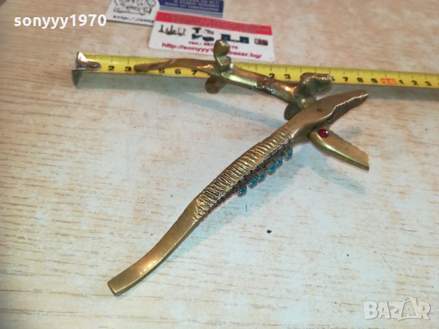 крокодил-мед/месинг/камъни 1501211832, снимка 9 - Колекции - 31436968