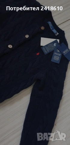 POLO Ralph Lauren Cable Wool / Cashmere Knit Womens Size XS НОВО!  ОРИГИНАЛ! Дамска Жилетка, снимка 10 - Жилетки - 53709119