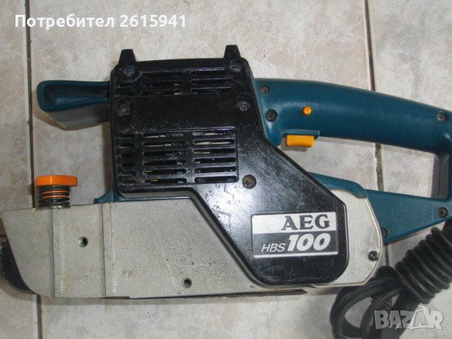 ELU 850W/AEG 1010W/PRAXIS 720W Професионален Лентов Шлайф-Герм/Холандия-Почти Нови-Разл, снимка 10 - Други инструменти - 40209391