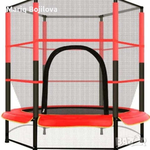 Мини батут с мрежа за безопасност – Компактен и забавен избор за деца, снимка 17 - Други спортове - 53054069