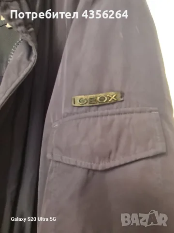 Мъжко зимно яке GEOX Respira XXL с естествен пух , снимка 7 - Якета - 56099217
