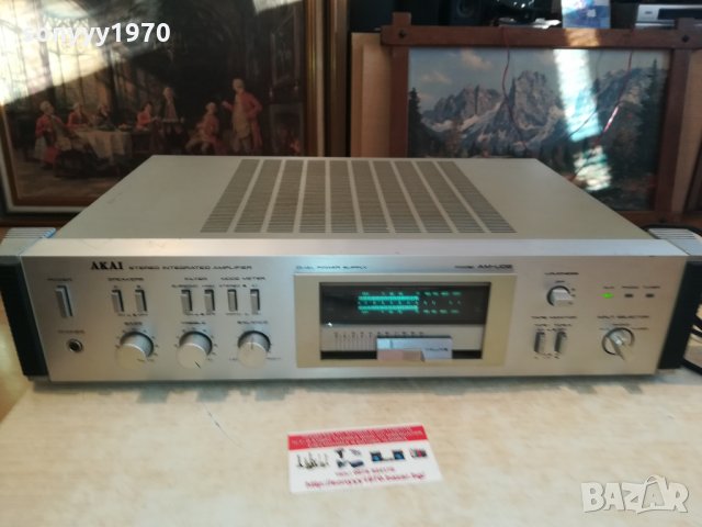 akai japan-stereo amplifier 0303210911, снимка 3 - Ресийвъри, усилватели, смесителни пултове - 32021979