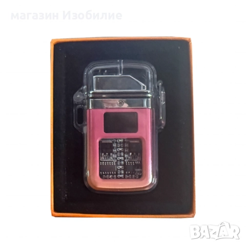 Елегантна прозрачна ветроустойчива запалка с LED светлинки, снимка 13 - Други - 52316474