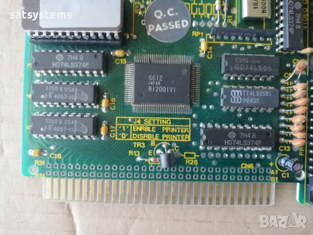 I/O Card2 + Видео MGA-III/P REV:C 8-bit ISA за Правец, снимка 11 - Видеокарти - 47904966