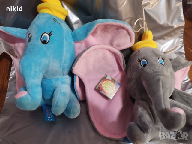 Слончето Дъмбо слон  плюшена играчка прасе родители, снимка 2 - Плюшени играчки - 29215292