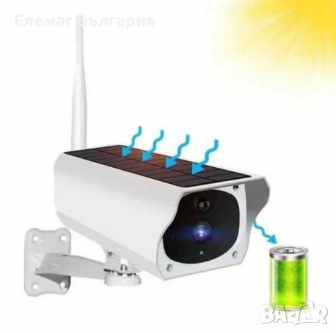 СУПЕР ПРОМОЦИЯ Соларна безжична WIFI Камера FULL HD външен монтаж IP65, снимка 5 - IP камери - 39710794