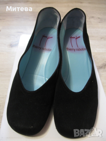 Thierry Rabotin дамски велурени обувки 36 номер, снимка 5 - Дамски елегантни обувки - 52790085