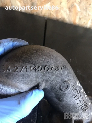 Тръба за компресор за всмукване за Mercedes C Class W203 230 Бензин A2711400787 , снимка 3 - Части - 54025565