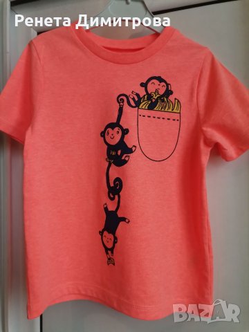 Детска блуза с къс ръкав 110-116см, снимка 1