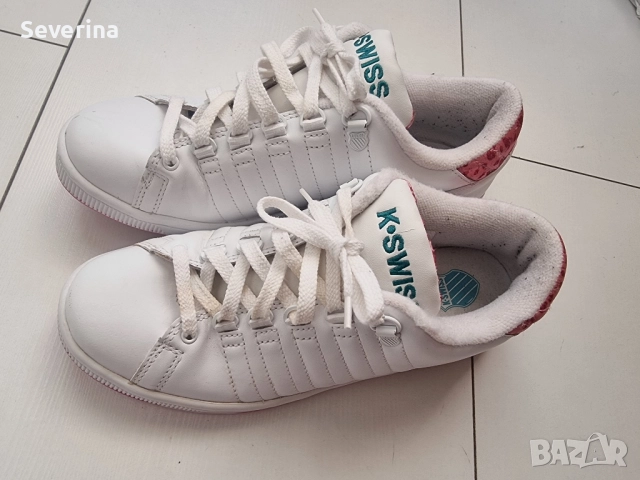 K-swiss Естествена кожа сникърси , снимка 7 - Дамски ежедневни обувки - 51752886