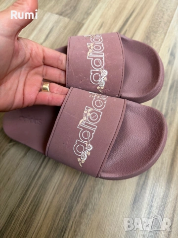 Оригинални цветни дамски чехли ADIDAS ADILETTE SHOWER! 38 н, снимка 4 - Чехли - 52179775
