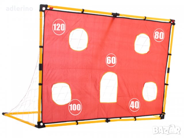 Футболна врата с платно - мишена, футболна врата с мишена, 156х70х107 см, с топка и аксесоари, снимка 7 - Други - 34164260