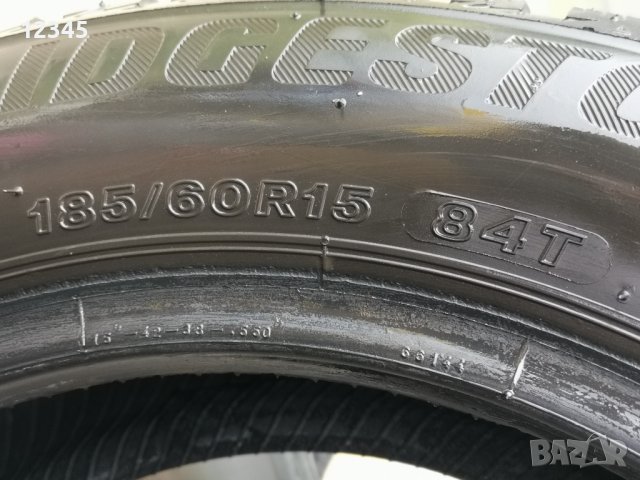 185/60R15 bridgestone-№474, снимка 8 - Гуми и джанти - 42073018