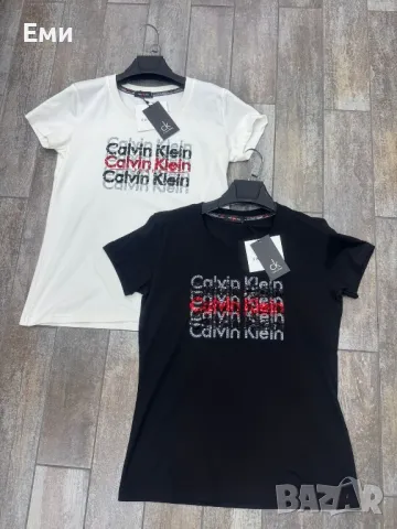 Дамски тениски Guess,Tommy Hilfiger,Elisabetta Franchi,Liu Jo,YSL, Calvin Klein , снимка 11 - Тениски - 49104366