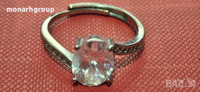 Сребърен пръстен, снимка 6 - Пръстени - 52656593