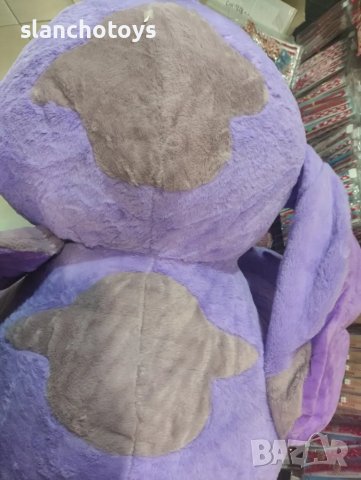 Голям Лилав Стич,60, 80см и 100см и 140см, снимка 4 - Плюшени играчки - 47623975