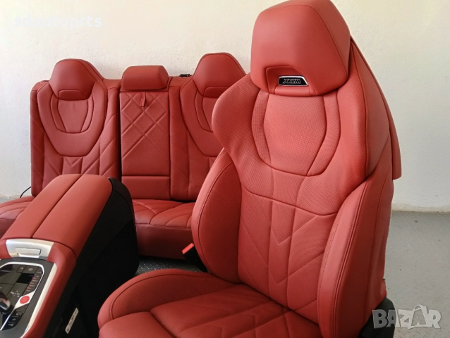 Нов салон седалки BMW XM X8 G09 Individual Leder Sakhir Orange Carbon, снимка 6 - Части - 52087660