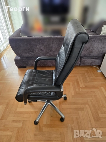 Стол SATO - естествена кожа, снимка 3 - Столове - 52918500