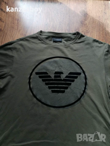 emporio armani - страхотна мъжка тениска ХЛ, снимка 4 - Тениски - 50463616