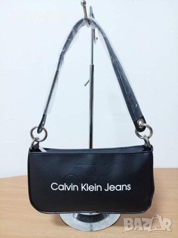 Луксозна Черна чанта Calvin Klein/SG-E72, снимка 4 - Чанти - 42902828