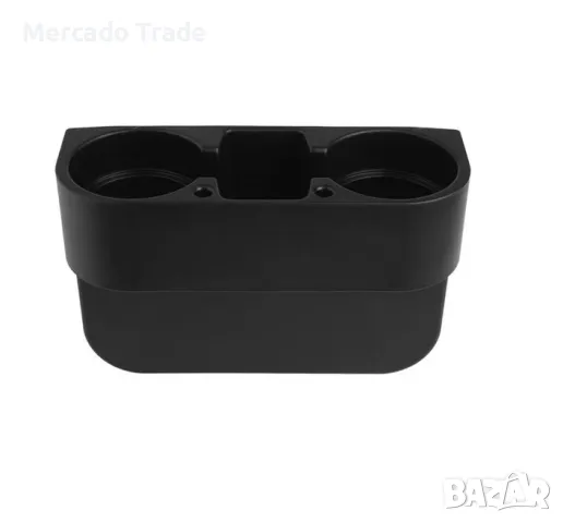 Двуместна поставка Mercado Trade, За чаши за кола, Черен , снимка 2 - Аксесоари и консумативи - 50057003