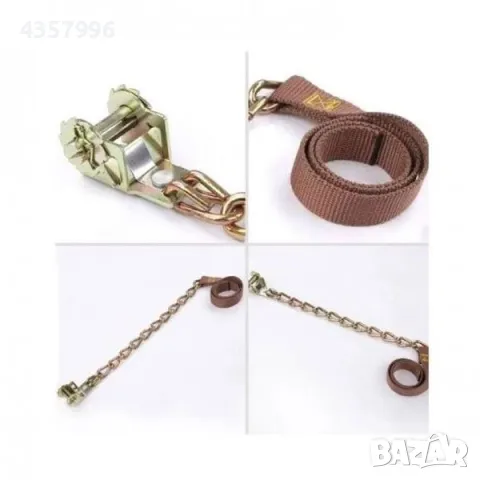 Комплект вериги за сняг, Метални с текстилни колани, 10бр, снимка 3 - Аксесоари и консумативи - 48773205