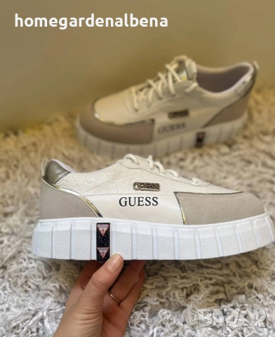 Маратонки Guess – Лекота, стил и комфорт! 👟🤍, снимка 6 - Маратонки - 54316551