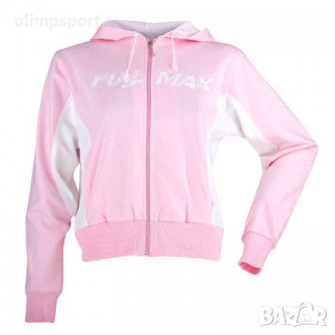 Дамски суитшърт F73 Лека и удобна памучна материя Качулка и цип по цялата дължна Два странични джоба