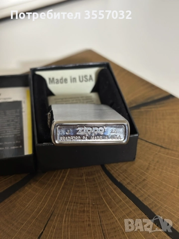 Чисто нова бензинова запалка Zippo в кутия ! , снимка 4 - Запалки - 56247264