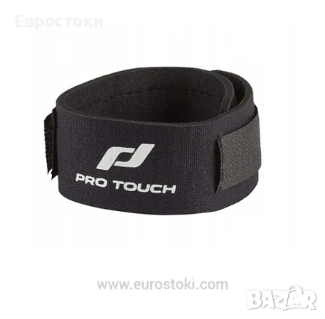 Спортна лента за чип Pro Touch Chip band, маншет за чип PRO TOUCH с велкро, неопрен, цвят: черно