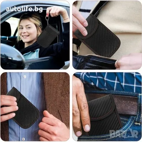 Калъф за заглушаване и блокиране на KEYLESS-GO RFID сигнал, снимка 6 - Аксесоари и консумативи - 49586794