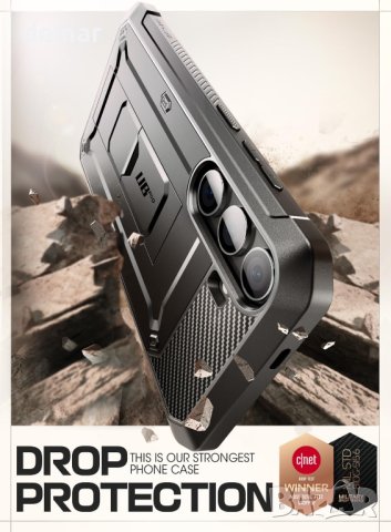 Калъф SUPCASE Unicorn Beetle Pro за Samsung Galaxy S24 ultra / Plus 5G (черен), снимка 2 - Калъфи, кейсове - 44324483