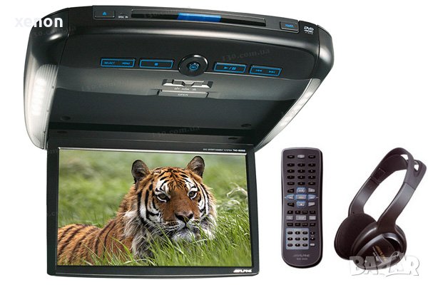 Alpine 10" таванен монитор + DVD за задните седалки PKG-2000P