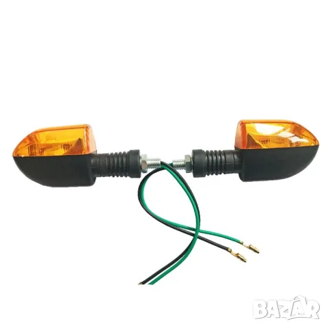 Оранжев единичен мигач за мотор с ниска консумация 12V, снимка 2 - Аксесоари и консумативи - 55865958