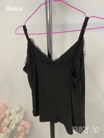 Потник с дантела размер S, подходящ и за М, снимка 5 - Потници - 50086015