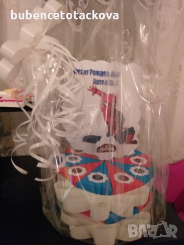 Картонена торта Спайдермен , снимка 2 - Подаръци за рожден ден - 30709144