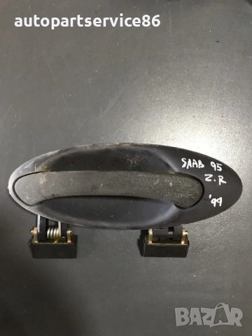 Външна дръжка за задна дясна врата черна за Saab 9-5 (2002–2007) 4850897