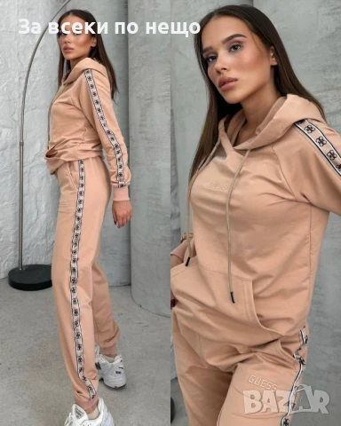 Guess Дамски Спортен Комплект С Бродирано Лого🔝Дамски Спортен Екип - 4 Цвята Код A824, снимка 5 - Спортни екипи - 51381729