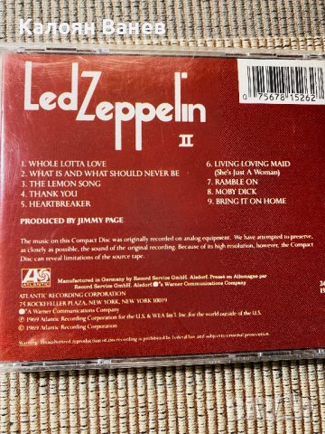 Led Zeppelin,Page,Plant, снимка 4 - CD дискове - 37533477