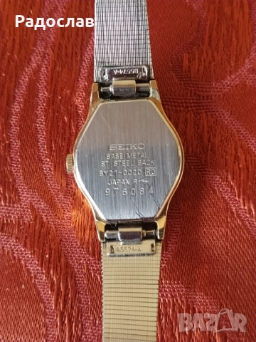 оригинален дамски часовник SEIKO, снимка 6 - Дамски - 52005444