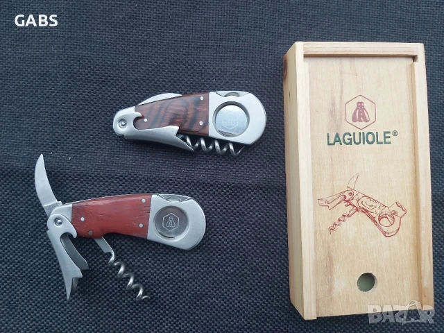 Луксозна отварачка за вино с резачка за пури LAGUIOLE France