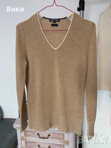 Пуловер на Tommy Hilfiger Кашмир и вълна в размер М, снимка 10 - Блузи с дълъг ръкав и пуловери - 44407363