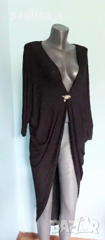 Два различни броя / Черна маркова наметка тип жилетка "Urban classics" и "Unbranded" , снимка 12 - Жилетки - 44459528