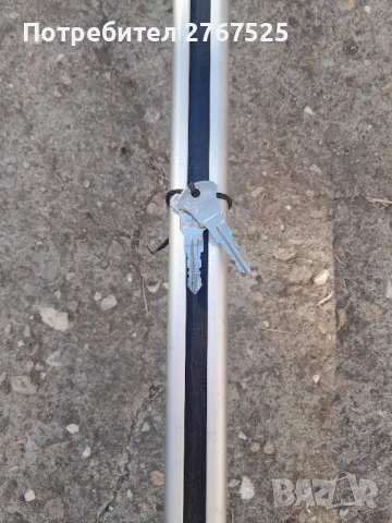 ОРИГИНАЛЕН АЛУМИНИЕВ БАГАЖНИК НАПРЕЧНИ ГРЕДИ ЗА МЕРЦЕДЕС S КЛАСА MERCEDES W140 , снимка 4 - Аксесоари и консумативи - 42344236