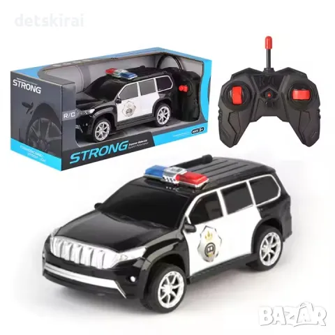 Джип полиция с радиоуправление, снимка 2 - Коли, камиони, мотори, писти - 49592448