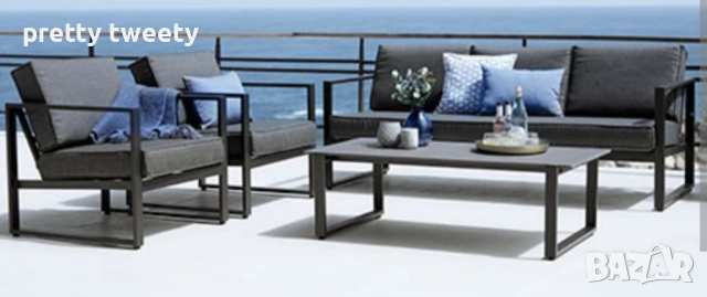 Метален градински сет/комплект в индустриален стил по поръчка , снимка 12 - Дивани и мека мебел - 53986617