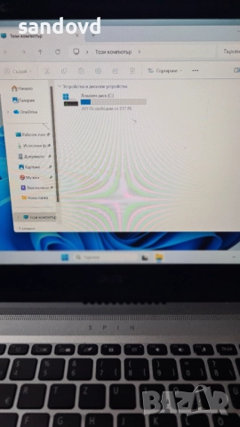 коледен лаптоп ACER spin1 sp114-31 цена 150лв, снимка 5 - Лаптопи за дома - 52827875