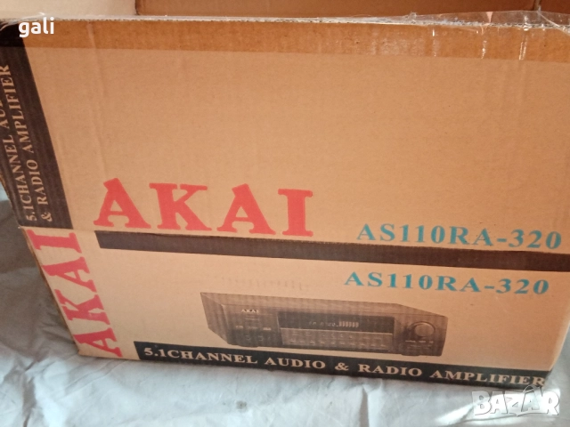 Усилвател Akai AS110RA-320, 5.1 Черен + дистанционно